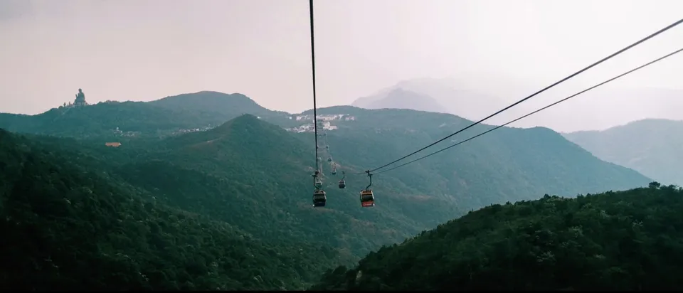 Hong Kong, isla y niebla